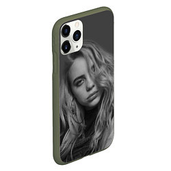 Чехол iPhone 11 Pro матовый BILLIE EILISH, цвет: 3D-темно-зеленый — фото 2