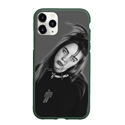 Чехол iPhone 11 Pro матовый BILLIE EILISH, цвет: 3D-темно-зеленый