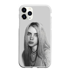 Чехол iPhone 11 Pro матовый BILLIE EILISH, цвет: 3D-белый