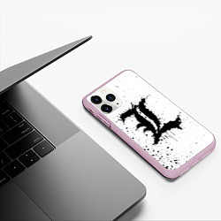 Чехол iPhone 11 Pro матовый Рюга Хидэки, цвет: 3D-розовый — фото 2