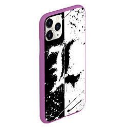 Чехол iPhone 11 Pro матовый L geometry, цвет: 3D-фиолетовый — фото 2