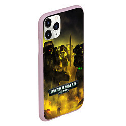 Чехол iPhone 11 Pro матовый Warhammer 40K - Космические Десантники, цвет: 3D-розовый — фото 2