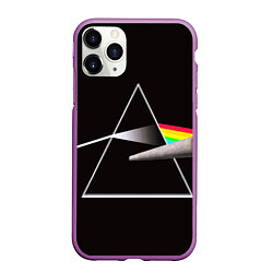 Чехол iPhone 11 Pro матовый PINK FLOYD, цвет: 3D-фиолетовый