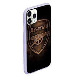 Чехол iPhone 11 Pro матовый Arsenal, цвет: 3D-светло-сиреневый — фото 2