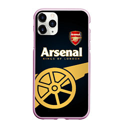 Чехол iPhone 11 Pro матовый Arsenal, цвет: 3D-розовый