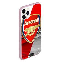 Чехол iPhone 11 Pro матовый Arsenal, цвет: 3D-розовый — фото 2