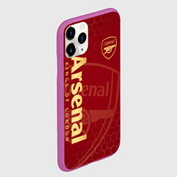 Чехол iPhone 11 Pro матовый Арсенал, цвет: 3D-фиолетовый — фото 2