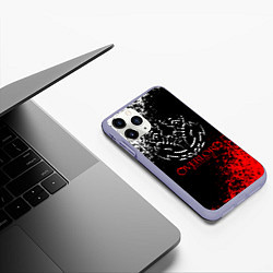 Чехол iPhone 11 Pro матовый Overlord, цвет: 3D-светло-сиреневый — фото 2