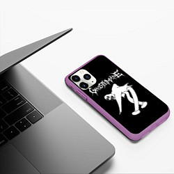 Чехол iPhone 11 Pro матовый GHOSTEMANE, цвет: 3D-фиолетовый — фото 2