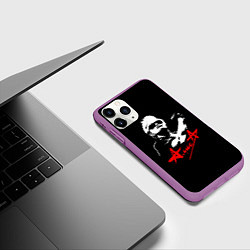 Чехол iPhone 11 Pro матовый АлисА, цвет: 3D-фиолетовый — фото 2