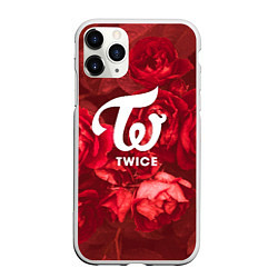 Чехол iPhone 11 Pro матовый TWICE, цвет: 3D-белый