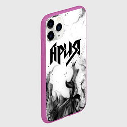 Чехол iPhone 11 Pro матовый АРИЯ, цвет: 3D-фиолетовый — фото 2