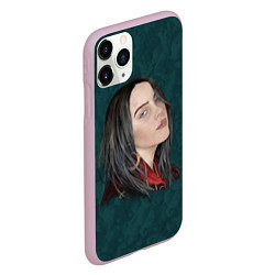 Чехол iPhone 11 Pro матовый Billie Eilish, цвет: 3D-розовый — фото 2