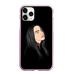 Чехол iPhone 11 Pro матовый Billie Eilish: Black Style, цвет: 3D-розовый