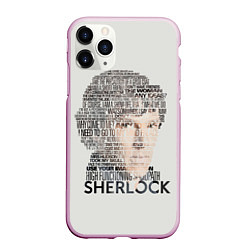 Чехол iPhone 11 Pro матовый Sherlock