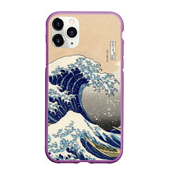 Чехол iPhone 11 Pro матовый Kanagawa Wave Art