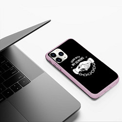 Чехол iPhone 11 Pro матовый Demons, цвет: 3D-розовый — фото 2