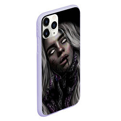 Чехол iPhone 11 Pro матовый BILLIE EILISH, цвет: 3D-светло-сиреневый — фото 2