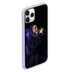 Чехол iPhone 11 Pro матовый BILLIE EILISH, цвет: 3D-светло-сиреневый — фото 2