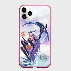 Чехол iPhone 11 Pro матовый Shadow class girl