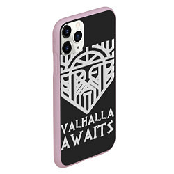 Чехол iPhone 11 Pro матовый Valhalla awalts, цвет: 3D-розовый — фото 2