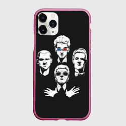 Чехол iPhone 11 Pro матовый Doctor Who, цвет: 3D-малиновый