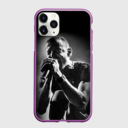 Чехол iPhone 11 Pro матовый Chester Bennington Linkin Park