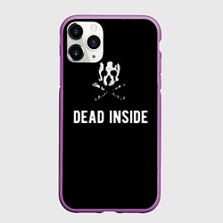 Чехол iPhone 11 Pro матовый Дед Инсайд, цвет: 3D-фиолетовый
