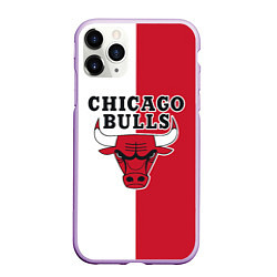 Чехол iPhone 11 Pro матовый CHICAGO BULLS