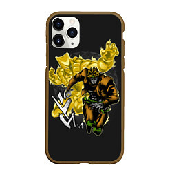 Чехол iPhone 11 Pro матовый JoJo Bizarre Adventure, цвет: 3D-коричневый