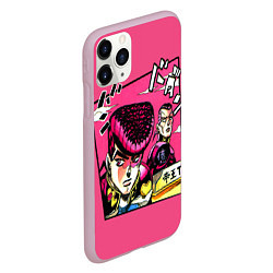 Чехол iPhone 11 Pro матовый JoJo Bizarre Adventure, цвет: 3D-розовый — фото 2