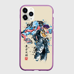 Чехол iPhone 11 Pro матовый Приключения ДжоДжо