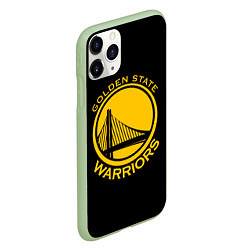 Чехол iPhone 11 Pro матовый GOLDEN STATE WARRIORS, цвет: 3D-салатовый — фото 2