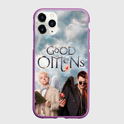 Чехол iPhone 11 Pro матовый Good Omens