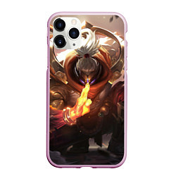 Чехол iPhone 11 Pro матовый League Of Legends Джакс, цвет: 3D-розовый