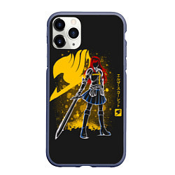 Чехол iPhone 11 Pro матовый Fairy Tail, цвет: 3D-серый