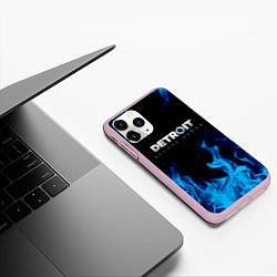Чехол iPhone 11 Pro матовый DETROIT BECOME HUMAN, цвет: 3D-розовый — фото 2
