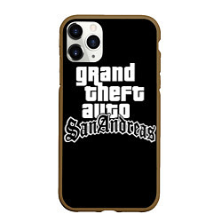 Чехол iPhone 11 Pro матовый GTA San Andreas