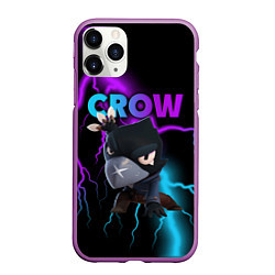 Чехол iPhone 11 Pro матовый Brawl Stars CROW