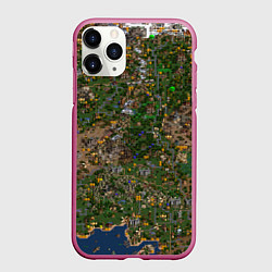 Чехол iPhone 11 Pro матовый Карта в Heroes 3