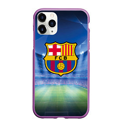 Чехол iPhone 11 Pro матовый FC Barcelona