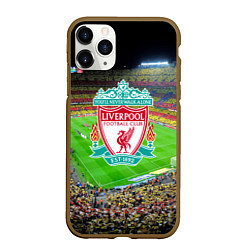 Чехол iPhone 11 Pro матовый FC Liverpool