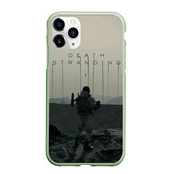 Чехол iPhone 11 Pro матовый Death stranding, цвет: 3D-салатовый