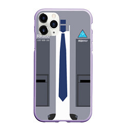 Чехол iPhone 11 Pro матовый Detroit:become, цвет: 3D-светло-сиреневый