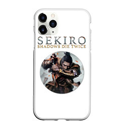 Чехол iPhone 11 Pro матовый Sekiro, цвет: 3D-белый