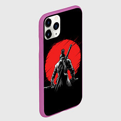 Чехол iPhone 11 Pro матовый Sekiro: Shadows Die Twice, цвет: 3D-фиолетовый — фото 2