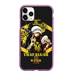 Чехол iPhone 11 Pro матовый One Piece Trafalgar Water