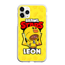 Чехол iPhone 11 Pro матовый BRAWL STARS SALLY LEON, цвет: 3D-белый