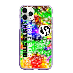 Чехол iPhone 11 Pro матовый Billie eilish, цвет: 3D-светло-сиреневый