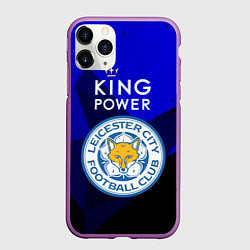 Чехол iPhone 11 Pro матовый Leicester City, цвет: 3D-фиолетовый